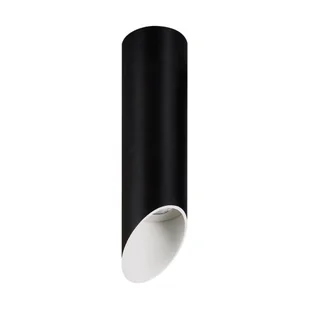 Italux Argon LED lampa sufitowa 1-punktowa czarna/biała SLC78008-S-25/7W 3K BL+WH - Lampy sufitowe - miniaturka - grafika 1