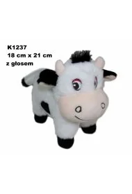 Krowa z głosem 18x21cm - Maskotki i pluszaki - miniaturka - grafika 1
