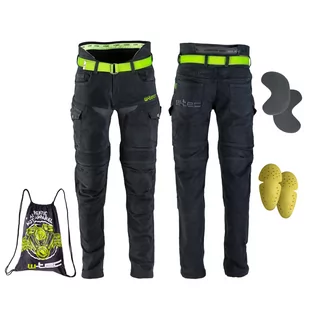 W-TEC Męskie dżinsy motocyklowe W-TEC Aredator, Czarny, 46 17485-46 - Odzież motocyklowa - miniaturka - grafika 1