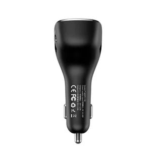 Baseus F40 nadajnik transmiter FM audio Bluetooth port AUX ładowarka samochodowa 2x USB 15W 2A czarny (CCF40-01) - Ładowarki samochodowe - miniaturka - grafika 3