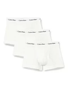 Spodenki damskie - Calvin Klein 3p Trunk Bokserki (szorty) Mężczyźni , Biały , XL - grafika 1