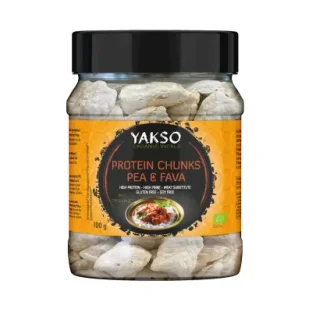 Yakso Zamiennik mięsa z białka grochu i bobu 100 g Bio - Dodatki do ciast w proszku - miniaturka - grafika 1