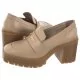 Półbuty damskie - Mokasyny Beżowe B8216-R77-000-000-E88 (CI674-a) Carinii - miniaturka - grafika 1