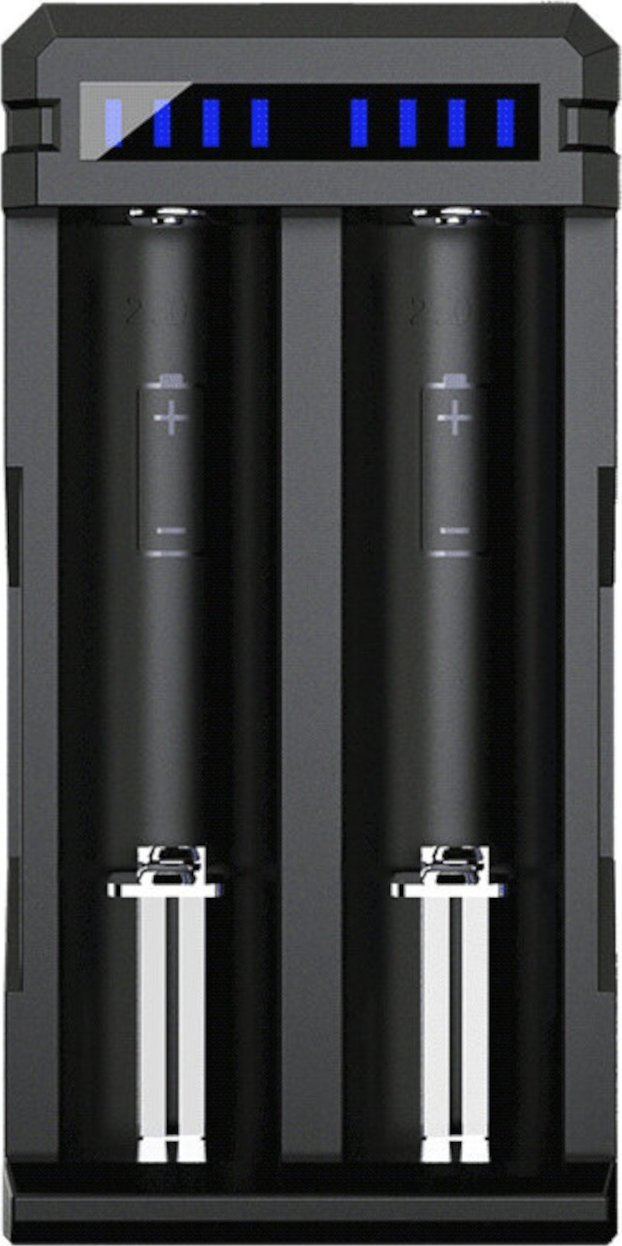 Ładowarka do akumulatorów 2x 18650 SC2 zasilanie U