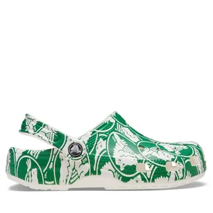 Klapki Crocs Classic Duke Print Clog K 210007 Zielony - Buty dla chłopców - miniaturka - grafika 1