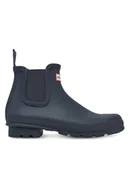 Kalosze męskie - Hunter Kalosze MFS9116RMA Granatowy - miniaturka - grafika 1