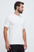 Koszulki męskie - Guess t-shirt męski kolor szary z aplikacją - miniaturka - grafika 1