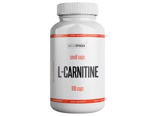 L-Carnitine ECOMAX 600mg 100 kaps - Spalacze tłuszczu - miniaturka - grafika 1