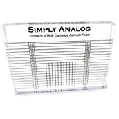 Akcesoria gramofonowe - SIMPLY ANALOG Przyrząd do ustawiania wkładki  Ruler - miniaturka - grafika 1