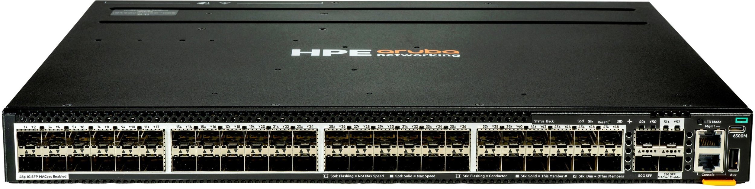 Switch HPE ANW 6300M 48F 2L 2Y SW-STOCK S4P43A