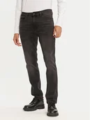 Spodnie męskie - Hugo Jeansy 50522162 Czarny Slim Fit - miniaturka - grafika 1