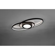 Lampy sufitowe - Trio Leuchten Designerska lampa sufitowa antracytowa z 3-stopniowym ściemnianiem LED - Axy - miniaturka - grafika 1
