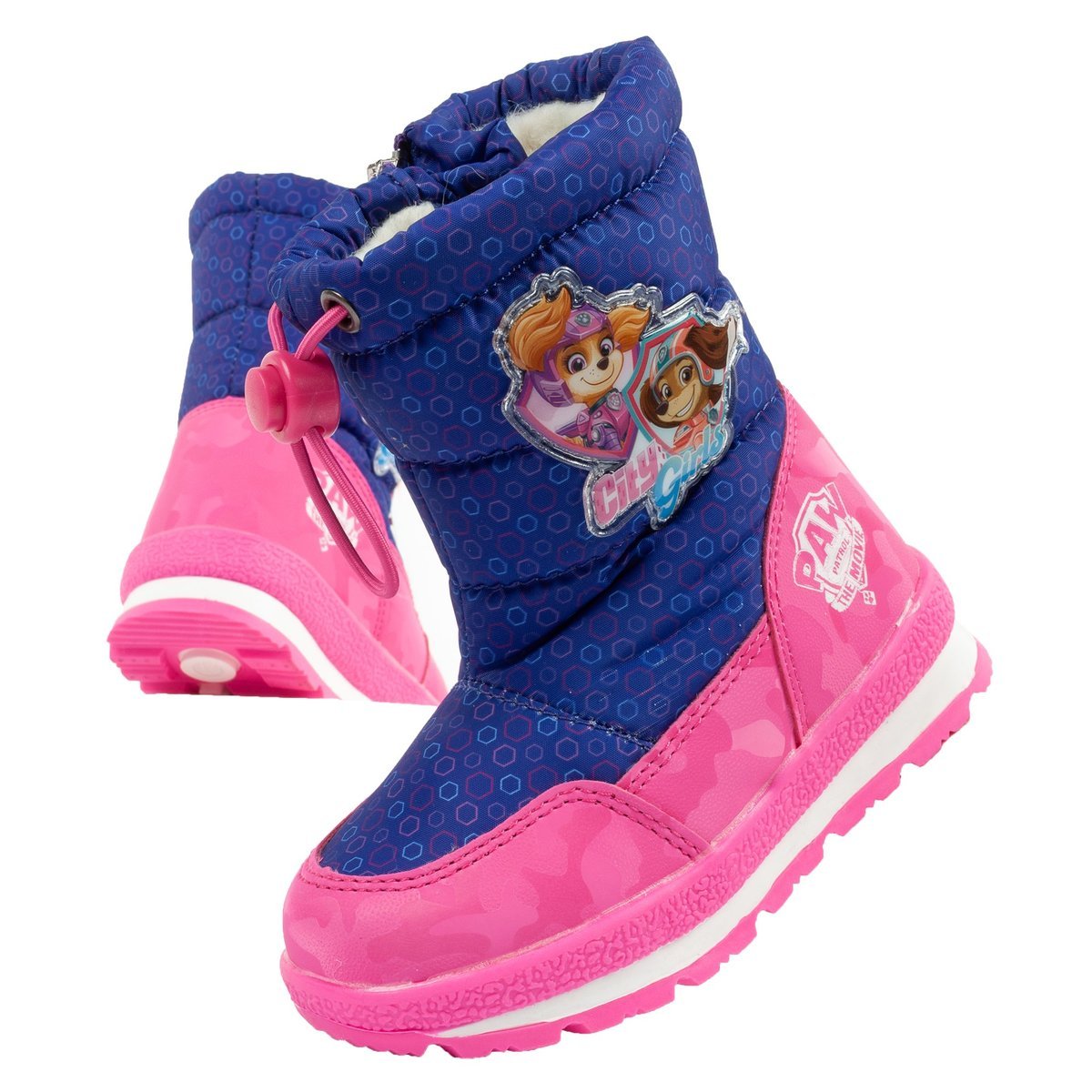 Buty dziecięce kozaki śniegowce [PW008528] PSI PATROL CITY GIRLS-28