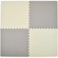 Maty piankowe - Humbi, Puzzle piankowe/Mata piankowa, Kremowy/Szary, 1x62x62 cm, 4 szt. - miniaturka - grafika 1