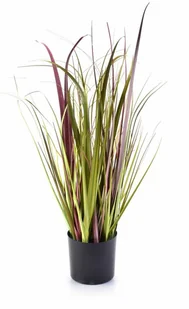 Kwiat Sztuczny Trawa Ozdobna W Doniczce H65cm HTQB9054 Mondex - Sztuczne kwiaty - miniaturka - grafika 1