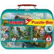 Puzzle - Schmidt Spiele Spiele, Walizka, puzzle Dinozaury - miniaturka - grafika 1