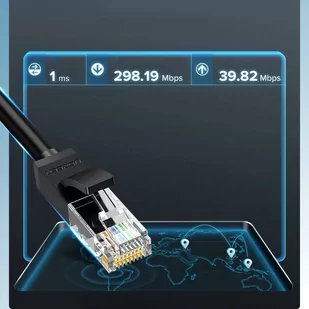 Ugreen kabel przewód internetowy sieciowy Ethernet patchcord RJ45 Cat 6 UTP 1000Mbps 3 m niebieski (NW102 11203) - Patchcordy - miniaturka - grafika 3