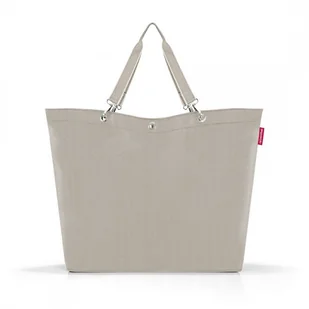 Torba shopper xl, herringbone sand kod: RZU6049 - Torby i wózki na zakupy - miniaturka - grafika 1