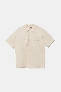 Dickies koszula męska kolor beżowy regular z kołnierzykiem klasycznym - Koszule męskie - miniaturka - grafika 1