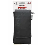 Torby fotograficzne i futerały - SWISSTEN Czarne Etui saszetka na telefon 6,8” POCKET - miniaturka - grafika 1