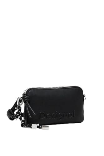 Desigual MONE_Half Julia Black, Bi-Fold Wallet Women's, 18,5, Kolor: czarny, 18.5