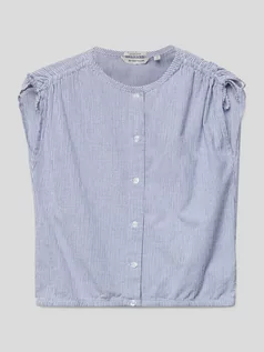 Bluzki dla dziewczynek - Top bluzkowy ze wzorem w paski - grafika 1