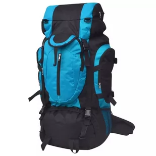 vidaXL vidaXL Plecak turystyczny XXL 75 L, czarno-niebieski - Plecaki - miniaturka - grafika 12