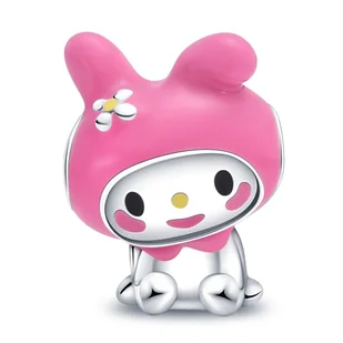 Zawieszka SREBRO 925 Charms koralik do PANDORA Hello Kitty My Melody - Wisiorki - miniaturka - grafika 1