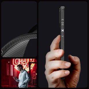 Etui do iPhone 15 Pro Spigen Liquid Air Case obudowa plecki ochronne Matte Black - Etui i futerały do telefonów - miniaturka - grafika 5