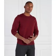 Swetry męskie - BOSS Wełniany sweter Leno-P | Slim Fit - miniaturka - grafika 1