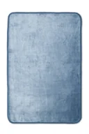 Dywaniki łazienkowe - Dywanik łazienkowy Miami Viscose 60x90 cm niebieski - miniaturka - grafika 1