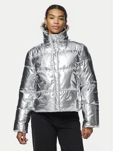 Pieces Kurtka zimowa Namie 17151539 Srebrny Regular Fit - Kurtki damskie - miniaturka - grafika 1