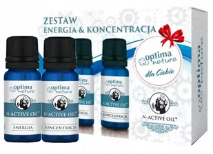 N-Active Oil zestaw olejek eteryczny Energia 10 ml + olejek eteryczny Koncentracja 10 ml - Zestawy kosmetyków damskich - miniaturka - grafika 1