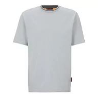 Koszulki męskie - BOSS Terete T-shirt męski, Light/Pastel Grey50, XL - miniaturka - grafika 1