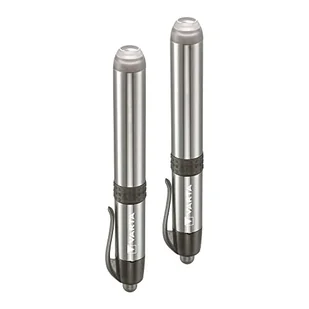 VARTA Lampa diagnostyczna LED, dwupak w zestawie: 1 x bateria AAA, lampa Pen Light, lampa źrenicy, bardzo smukła i lekka latarka, do zastosowań w szpitalu, gabinecie lekarskim - Latarki - miniaturka - grafika 1