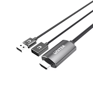 Unitek ADAPTER USB A HDMI TV TELEFON) M1104A - Adaptery i przejściówki - miniaturka - grafika 2