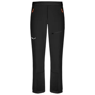 Męskie spodnie softshellowe Salewa SELLA DST M LIGHT PANTS Rozmiar: M / Kolor: czarny - Spodnie sportowe męskie - miniaturka - grafika 1