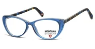Okulary korekcyjne, oprawki, szkła - Okulary oprawki korekcyjne Kocie Montana MA57C niebieskie - miniaturka - grafika 1