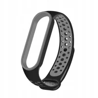Akcesoria do smartwatchy - Opaska Pasek Do Xiaomi Mi Band 5 Perforowana - miniaturka - grafika 1