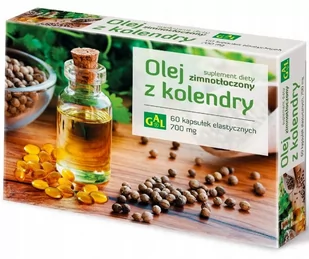 GAL Olej z kolendry 500mg 60 kaps. GL584 - Suplementy naturalne - miniaturka - grafika 1