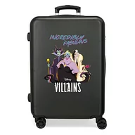 Walizki - Disney Villains Incredibly Fabulous Średnia walizka Czarny 46x65x23 cms Sztywne zapięcie z boku 56L 3kg 4 koła Podwójne, czarny, Talla única, średnia walizka - miniaturka - grafika 1