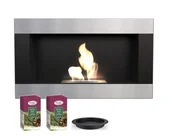 Biokominki - Biokominek wiszący golf horizontal certyfikat tüv zestaw - miniaturka - grafika 1