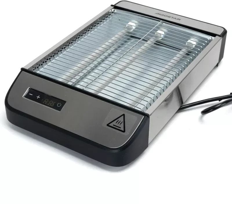 Płaski toster 1000W opiekacz do przekąsek 6-stopniowa regulacja mocy