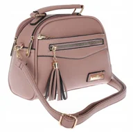 Torebki damskie - Torebka Damska kuferek damski Listonoszka elegancka mała CH8877 Różowa - miniaturka - grafika 1