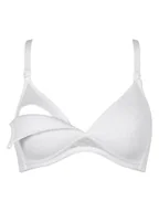 Biustonosze ciążowe - Naturana Biustonosz w kolorze białym do karmienia - miniaturka - grafika 1