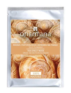 Orientana Maska z naturalnego jedwabiu i ŚLUZ ŚLIMAKA - do twarzy ORI06690 [2217657] - Olejki do ciała i włosów - miniaturka - grafika 5