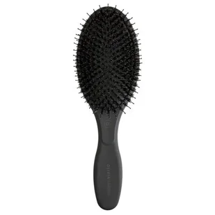 Szczotka do włosów OLIVIA GARDEN Expert Care Oval Boar & Nylon Czarny - Szczotki i grzebienie do włosów - miniaturka - grafika 1