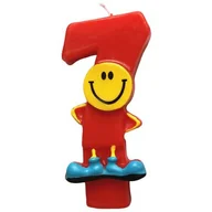 Urodziny dla dorosłych - Świeczka cyferka - buźka nr 7 - miniaturka - grafika 1