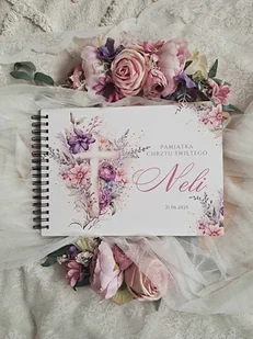 Krzyż album pamiątka chrztu świętego prezent na chrzest - Pamiątka Chrztu Świętego - miniaturka - grafika 1