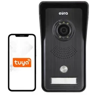 Wideodomofony - Kopia Wideodomofon ''EURA'' VDP-42A3 GAMMA PLUS  biały 7 WiFi, otwieranie 2 wejść, czytnik zbliżeniowy, AHD, Tuya - miniaturka - grafika 1